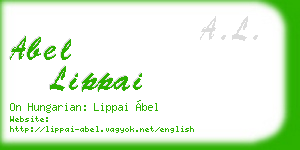 abel lippai business card