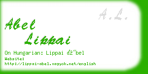 abel lippai business card